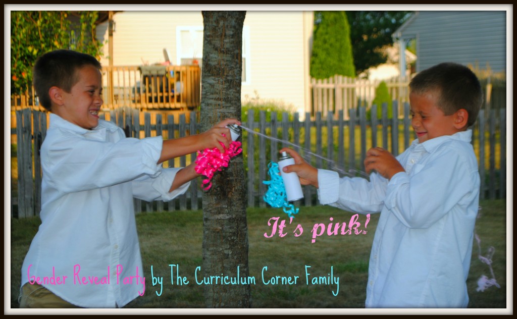 Gender Reveal Party by The Curriculum Corner Family